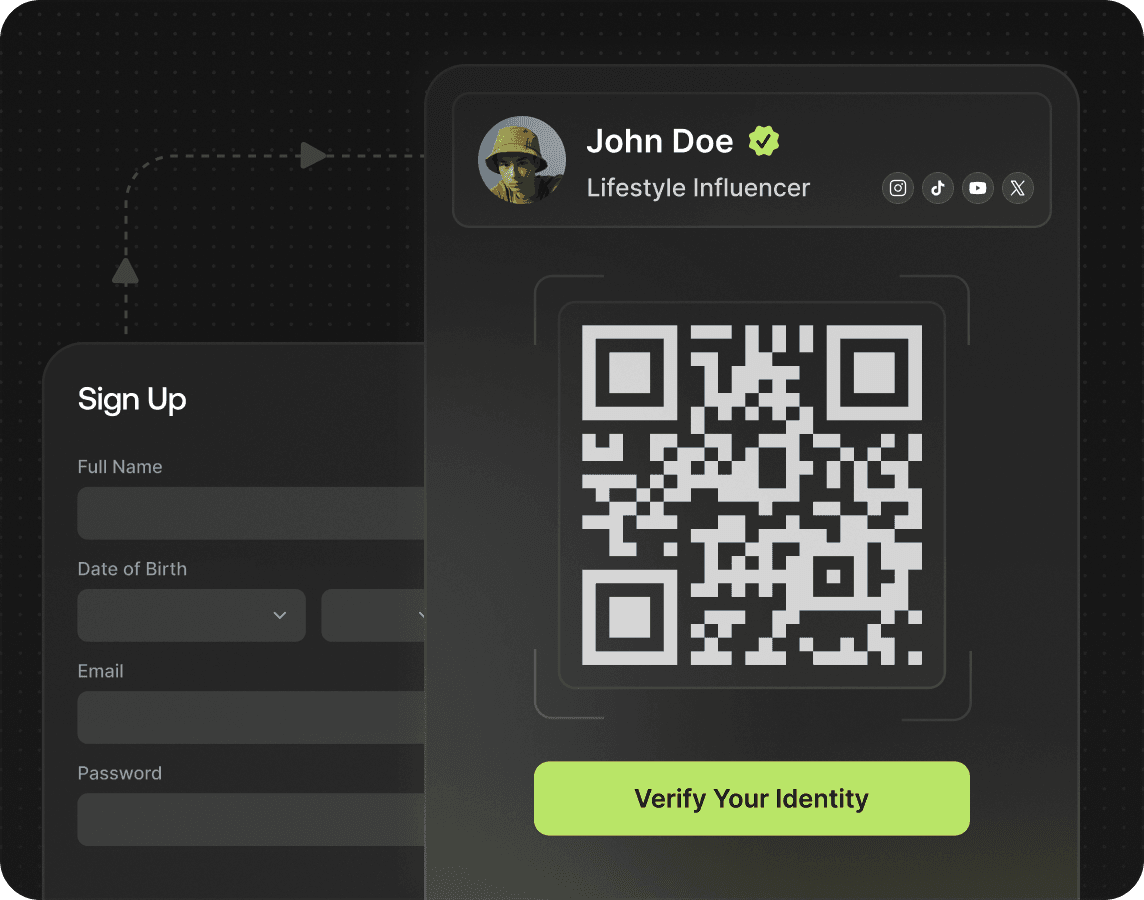 Sign Up and Verify Your Identity
